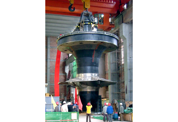 Treo rotor của nhà máy thủy điện Suyuan, Thanh Hải